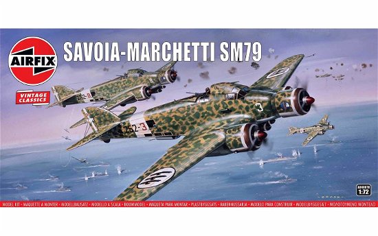Cover for Airfix · Airfix - Savoia-marchetti Sm79 (7/20) * (Legetøj)