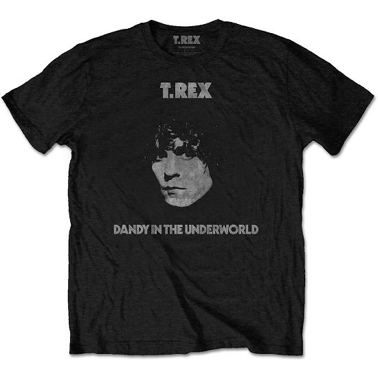 Cover for T-Rex · T-Rex Unisex T-Shirt: Dandy (T-shirt) [size S] [Black - Unisex edition]