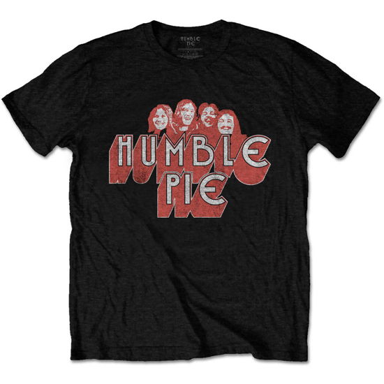 Humble Pie Unisex T-Shirt: Live '73 Poster - Humble Pie - Gadżety -  - 5056561046884 - 