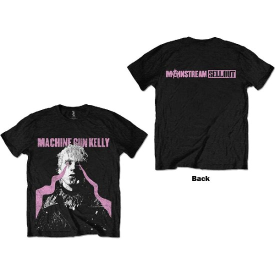 Machine Gun Kelly Unisex T-Shirt: Laser Eye (Back Print) - Machine Gun Kelly - Mercancía -  - 5056561062884 - 