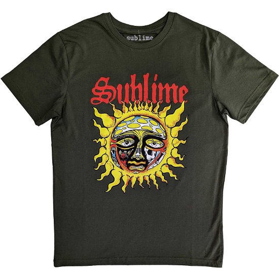 Sublime Unisex T-Shirt: Yellow Sun - Sublime - Koopwaar -  - 5056561091884 - 