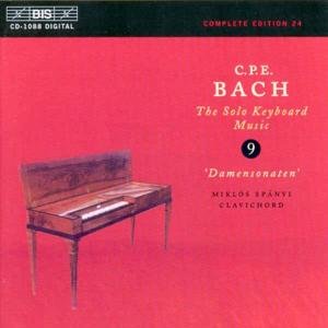 Cover for Bach,c.p.e. / Spanyi · Complete Keyboard Works 9 (CD) (2003)