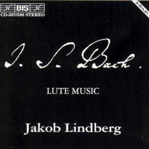 Bach  The Lute Suites - Jakob Lindberg - Musiikki - BIS - 7318595875884 - keskiviikko 12. lokakuuta 1994