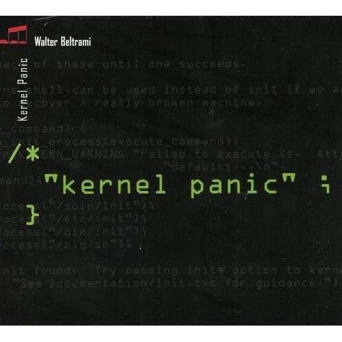 Cover for Walter Beltrami · Kernel Panic (CD) (2013)