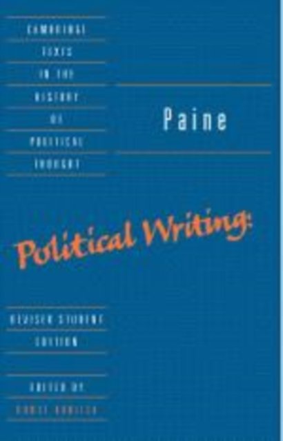 Cover for Thomas Paine · Paine: Political Writings - Cambridge Texts in the History of Political Thought (Hardcover Book) [2 Rev edition] (2000)