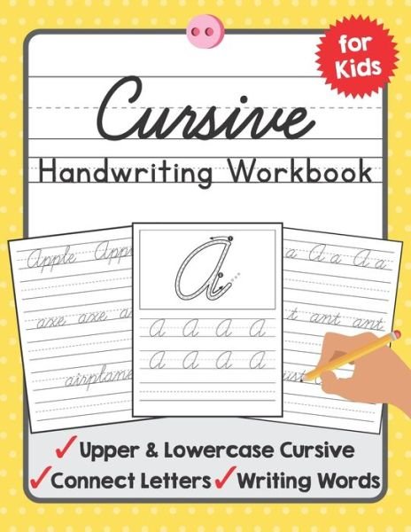 Cover for Tuebaah · Cursive Handwriting Workbook for Kids (Pocketbok) (2019)