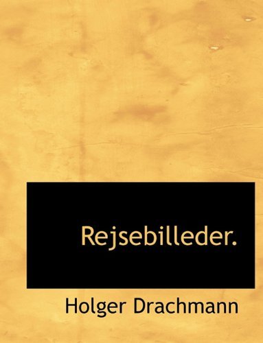 Cover for Holger Drachmann · Rejsebilleder. (Paperback Bog) [Danish edition] (2010)