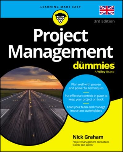 Cover for Graham, Nick (Inspirandum) · Project Management For Dummies - UK (Pocketbok) [3rd UK edition] (2023)