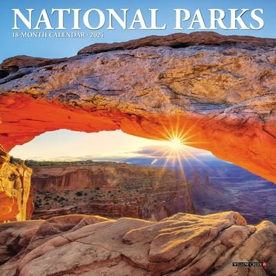 Cover for Willow Creek Press · National Parks 2024 7 X 7 Mini Wall Calendar (Calendar) (2023)