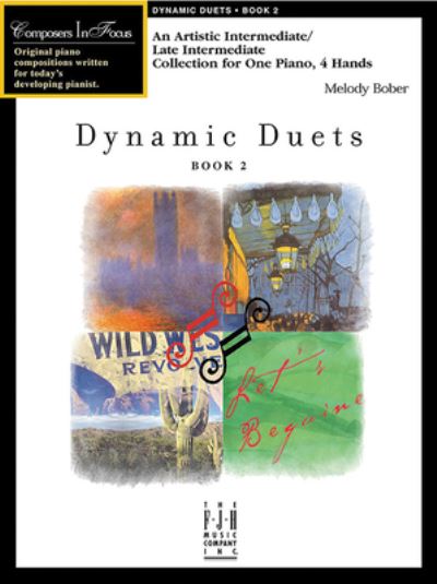 Cover for Melody Bober · Dynamic Duets for One Piano, 4 Hands (Composers in Focus) (Sheet music) (2023)