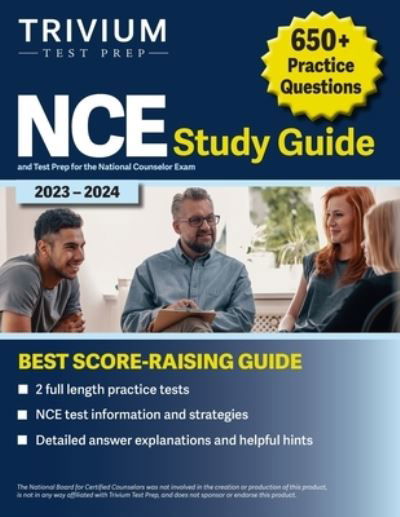 NCE Study Guide 2023-2024 - Simon - Kirjat - Trivium Test Prep - 9781637982884 - lauantai 28. tammikuuta 2023