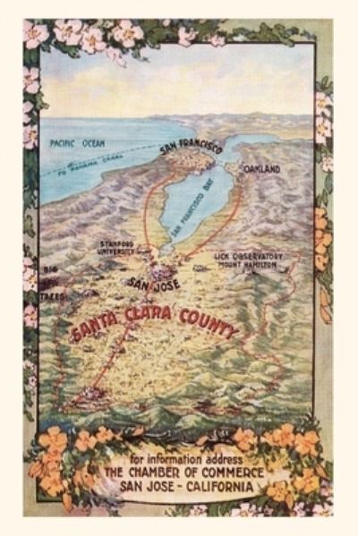 Cover for Found Image Press · Vintage Journal Map of Santa Clara County, San Jose, California (Book) (2022)