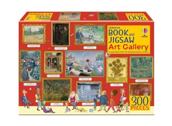 Cover for Rosie Dickins · Book and Jigsaw Art Gallery - Usborne Book and Jigsaw (Paperback Book) (2023)