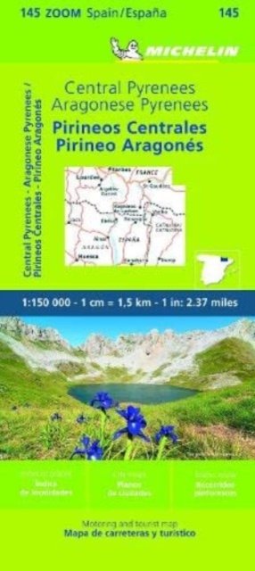 Pyrenees Central - Zoom Map 145 - Michelin - Boeken - Michelin Editions des Voyages - 9782067258884 - 26 oktober 2023