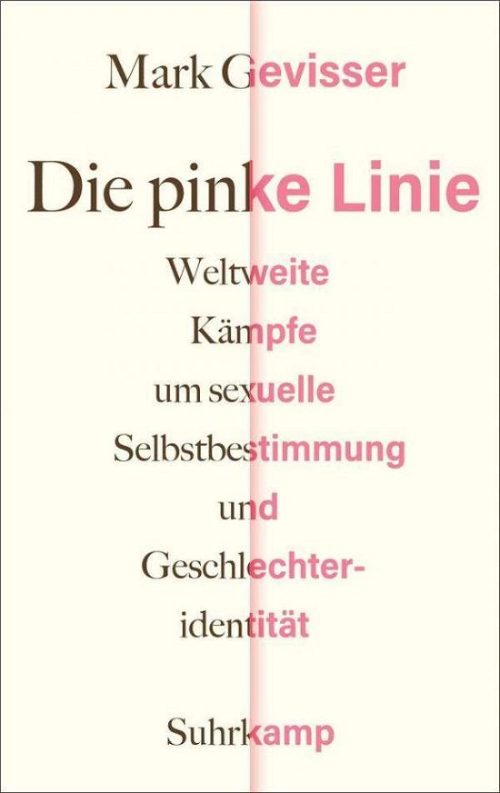 Cover for Gevisser · Die pinke Linie (Book)