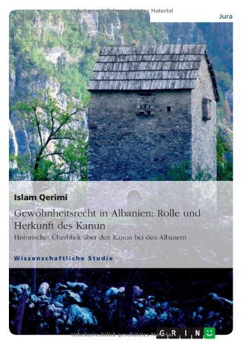 Cover for Qerimi · Rolle und Herkunft des Kanun bei (Book) [German edition] (2010)