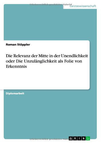 Die Relevanz der Mitte in der - Stöppler - Books - GRIN Verlag - 9783656211884 - August 6, 2013