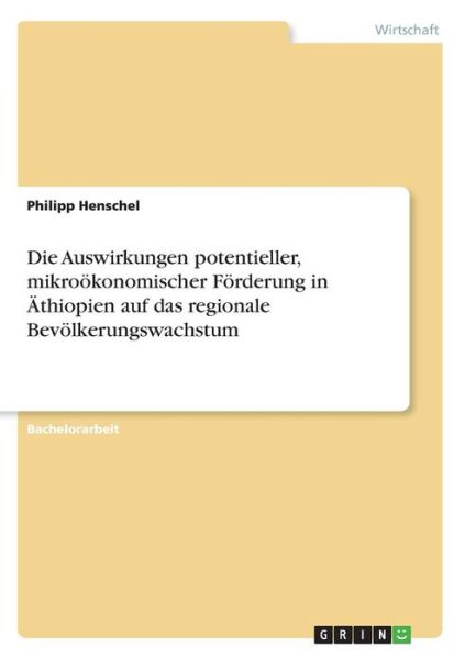 Cover for Henschel · Die Auswirkungen potentieller, (Book) (2017)