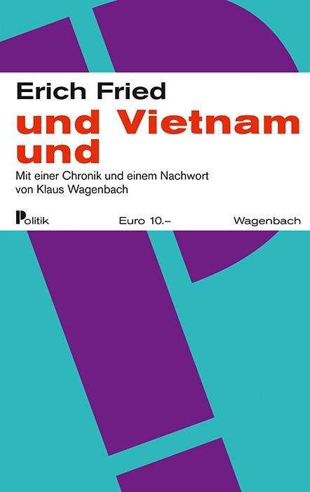 Cover for Erich Fried · Und Vietnam Und (Book)