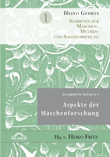 Cover for Heiko Fritz · Gesammelte Aufsätze 1: Aspekte Der Märchenforschung (Paperback Book) [German edition] (2015)