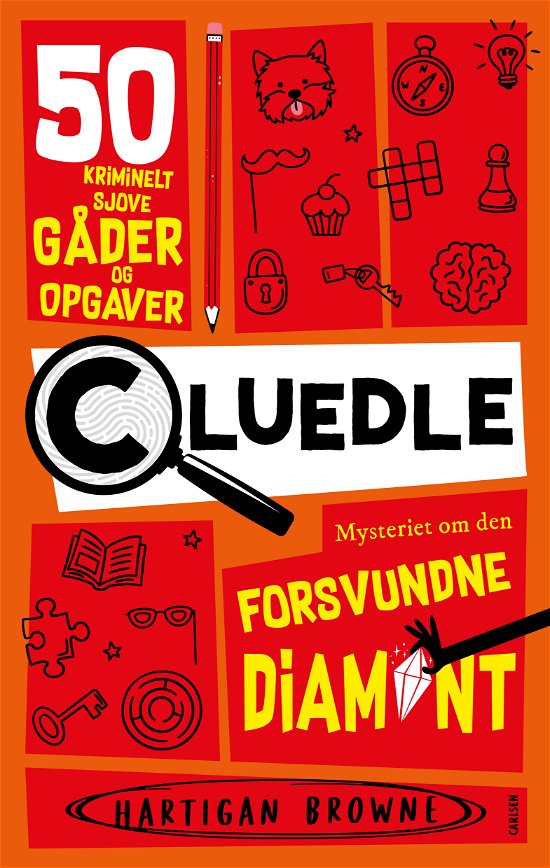. · Cluedle: Cluedle: Mysteriet om den forsvundne diamant (Sewn Spine Book) [1st edition] (2024)
