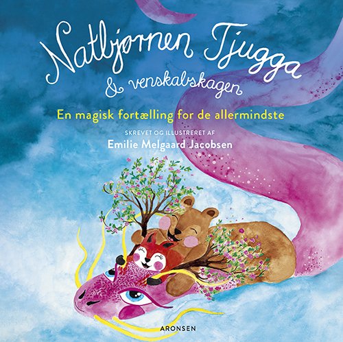 Cover for Emilie Melgaard Jacobsen · Natbjørnen Tjugga: Natbjørnen Tjugga og venskabskagen (Papbog) [1. udgave] (2024)