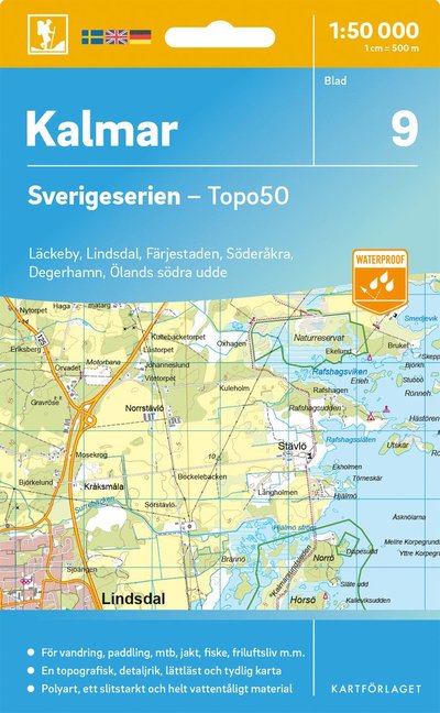 Cover for Kalmar - Sverigeserien Topo50 (Map) (2025)