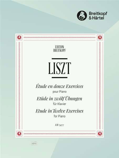 Cover for Liszt · Etude en douze exercices (Bok)