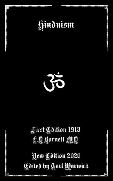 Cover for L D Barnett MD · Hinduism (Paperback Book) (2020)