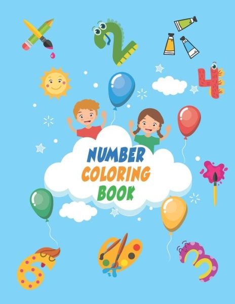Cover for Obayedul Publisher · Number Coloring Book (Paperback Bog) (2020)