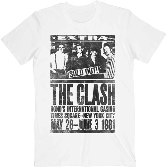 Cover for Clash - The · The Clash Unisex T-Shirt: Bond's 1981 (T-shirt)