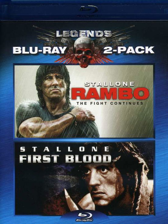 Cover for Rambo: Fist Blood &amp; Rambo: the Fight Continues (Blu-ray) (2010)