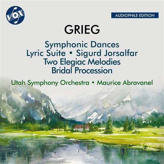 Edvard Grieg: Symphonic Dances, Op. 64; Bridal Procession Passes By, Op. 19; Sigurd Jorsalfar, Op. 56 - Utah Symphony Orchestra - Music - VOX - 0747313303885 - April 5, 2024