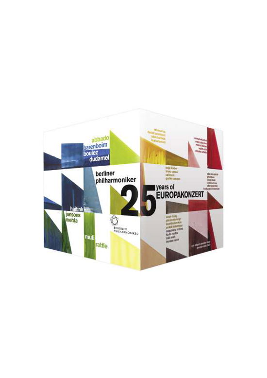 Europakonzert 25 DVD Anniversary Box 1991-2015 - Berliner Philharmoniker - Film - WARNER - 0880242609885 - 29. april 2016