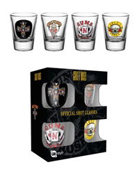 Guns N' Roses: Mix (Set 4 Bicchieri Piccoli) - Guns N' Roses - Merchandise - GB EYE - 5028486332885 - 3. juni 2019