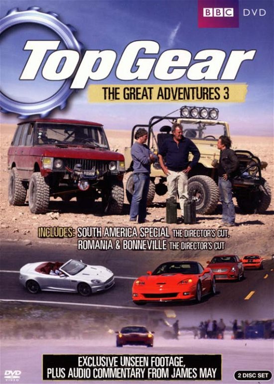 Cover for Top Gear - The Great Adventures 3 (DVD) (2010)
