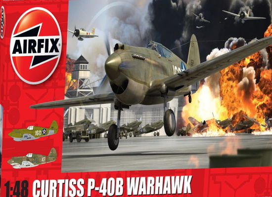 Airfix - 1:48 Curtiss P-40b Warhawk 1:48 - Airfix - Merchandise - Airfix-Humbrol - 5055286693885 - 