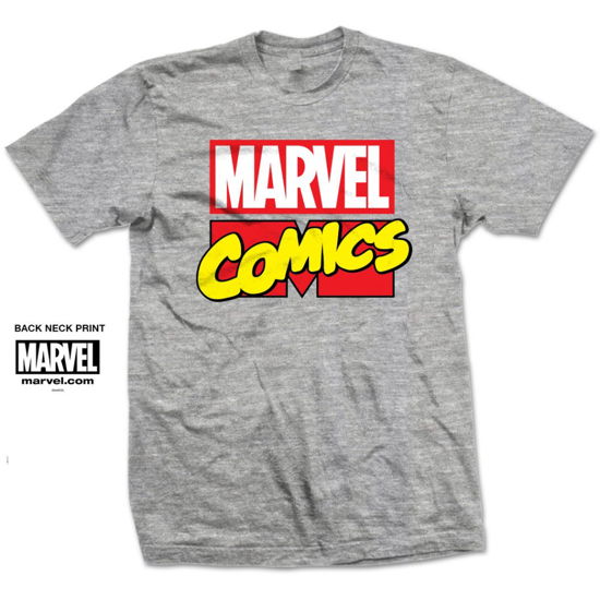 Marvel Comics Unisex T-Shirt: Marvel Logo - Marvel Comics - Merchandise - Bravado - 5055979904885 - 