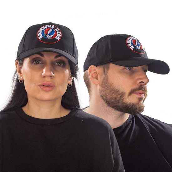 Cover for Grateful Dead · Grateful Dead Unisex Baseball Cap: Steal Your Face Logo (Klær) [Black - Unisex edition]