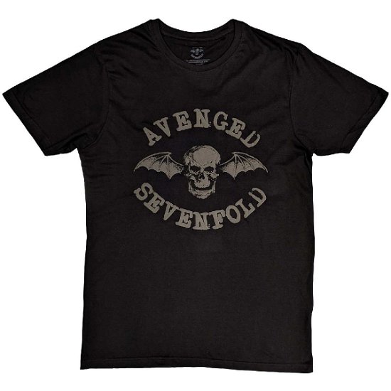 Avenged Sevenfold Unisex Hi-Build T-Shirt: Classic Deathbat - Avenged Sevenfold - Marchandise -  - 5056561065885 - 