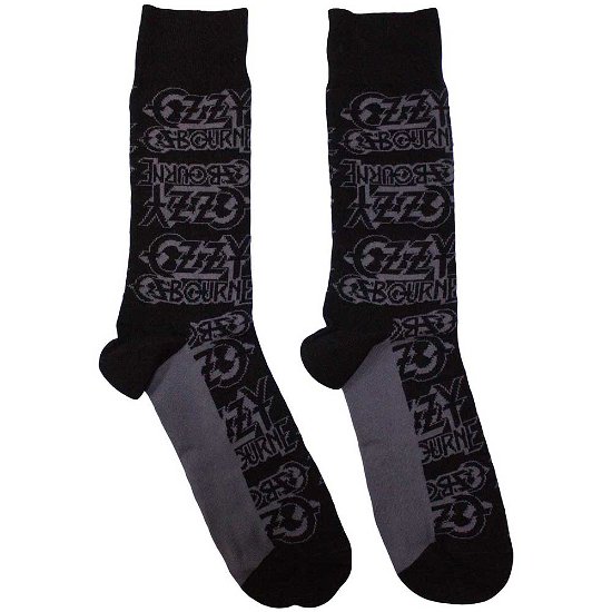 Cover for Ozzy Osbourne · Ozzy Osbourne Unisex Ankle Socks: Logo Repeat (UK Size 7 - 11) (CLOTHES) [size M]