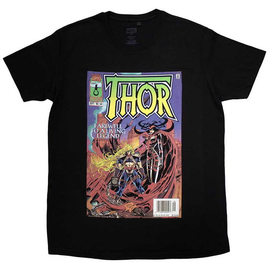 Marvel Comics Unisex T-Shirt: Thor Living Legend Comic Cover - Marvel Comics - Merchandise -  - 5056737257885 - 10. Juni 2024