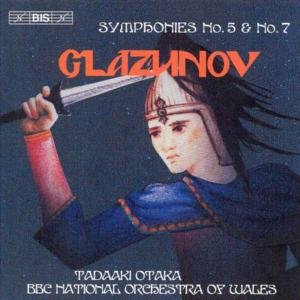 Cover for Glazunov / Otaka / Bbc Nat'l Orch of Wales · Symphony 5 &amp; 7 (CD) (2005)