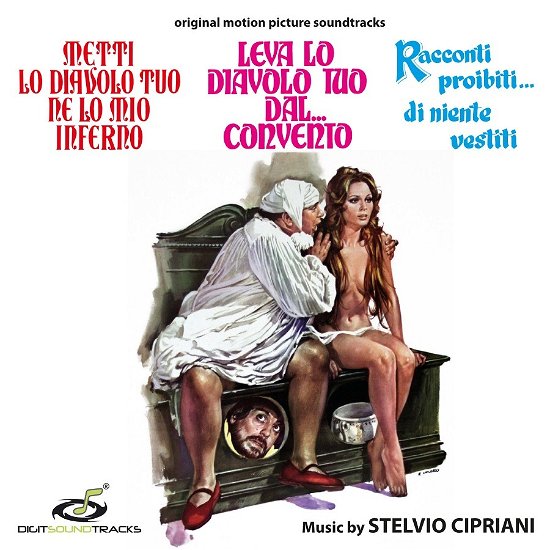 Cover for Stelvio Cipriani · Metti Lo Diavolo Tuo Ne Lo Mio Inferno / Leva Lo Diavolo Tuo Dal Convento / Racconti Proibiti Di Niente Vestiti (CD) (2021)