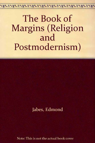 Cover for Edmond Jabes · The Book of Margins - Religion and Postmodernism Series (Hardcover Book) (1993)