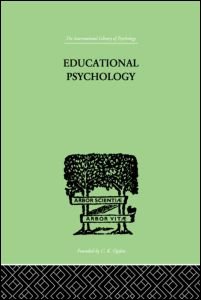Cover for Charles Fox · Educational Psychology: Its problems and methods (Gebundenes Buch) (1999)