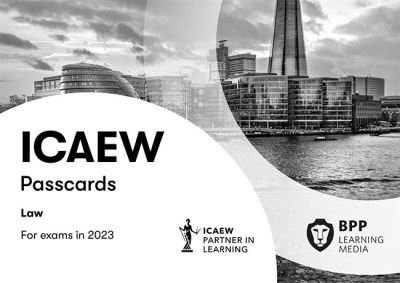 Cover for BPP Learning Media · ICAEW Law: Passcards (Buch) (2023)