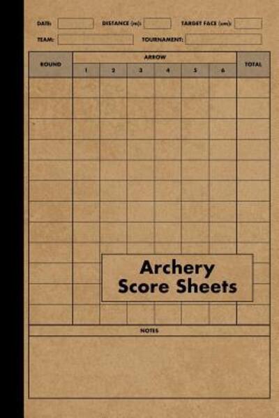 Cover for Red Tiger Press · Archery Score Sheets Book (Taschenbuch) (2019)