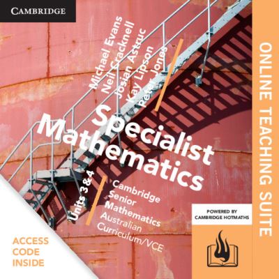 Cover for Michael Evans · CSM VCE Specialist Mathematics Units 3 and 4 Online Teaching Suite (Card) (N/A) [Teacher's edition] (2015)