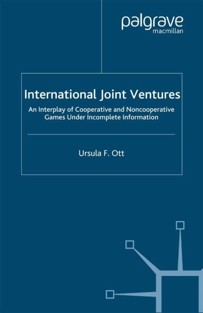 Cover for Ott · International Joint Ventures (Bok) (2006)